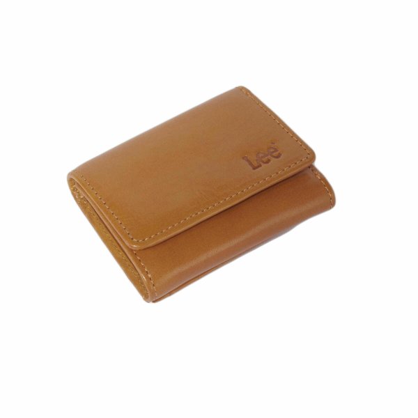 財布三つ折りコンパクト札入れブランドメンズサイフLee[リー]No:520267本革イタリアンレザーウォレットカードポケット小銭入れ付きギフトプレゼント