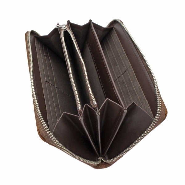 財布束入れウォレットブランドメンズレディースサイフ牛革Lee[リー]No:520526ラウンドファスナーレザーおしゃれなステッチファスナー小銭入れカードポケットギフトプレゼントサステナブル