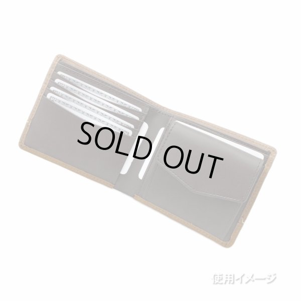 財布二つ折り小銭入れ付き牛革ブランドメンズおしゃれなステッチサイフLee[リー]No:520529レザーウォレットギフトプレゼントサステナブル