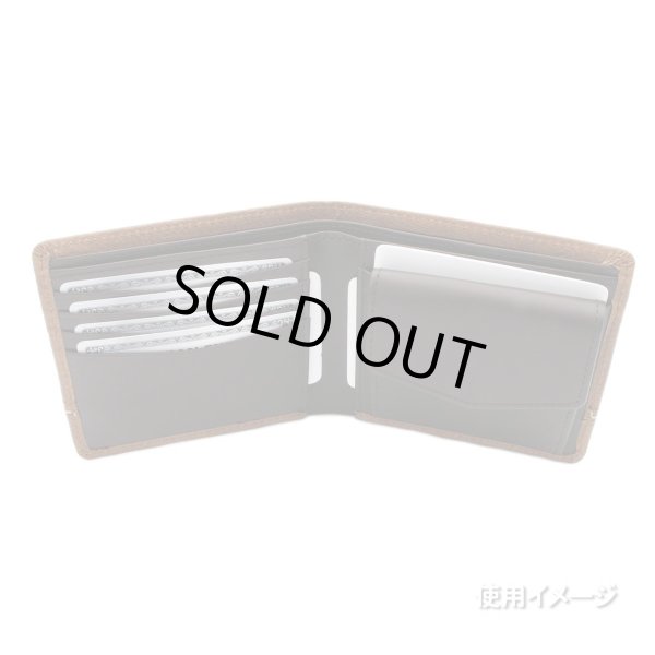 財布二つ折り小銭入れ付き牛革ブランドメンズおしゃれなステッチサイフLee[リー]No:520529レザーウォレットギフトプレゼントサステナブル