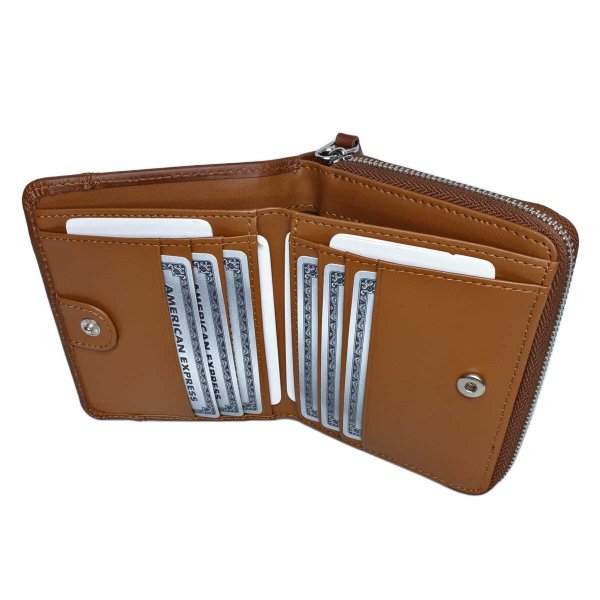 財布二つ折り深札入れブランドメンズサイフ牛革Lee[リー]520693レザーおしゃれなクロスステッチウォレットラウンドファスナー大型小銭入れカードポケットギフトプレゼント