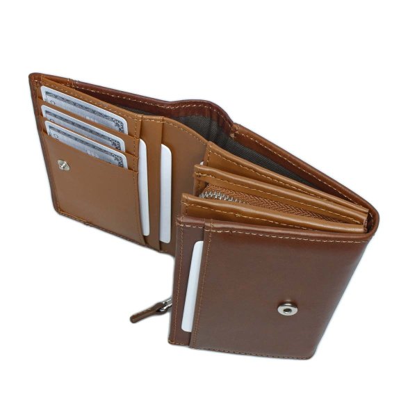 財布二つ折り深札入れブランドメンズサイフ牛革Lee[リー]520694レザーおしゃれなクロスステッチウォレットL字ファスナー大型小銭入れカードポケットギフトプレゼント