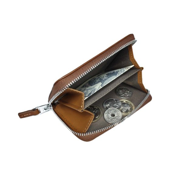 財布小銭入れサイフカード収納本革メンズレディースサイフブランド牛革Lee[リー]520696レザーウォレットラウンドファスナー式ギフトプレゼント