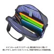 画像3: ビジネスバッグ A4 ショルダーバッグ 2Way メンズ レディース ブランド SAXON 5242 軽量 撥水 防滴 防汚 パソコンバッグ ノートPC 対応 キャリーオン 通勤 通学 就活 (3)