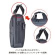 画像6: ビジネスバッグ A4 ショルダーバッグ 2Way メンズ レディース ブランド SAXON 5242 軽量 撥水 防滴 防汚 パソコンバッグ ノートPC 対応 キャリーオン 通勤 通学 就活 (6)