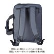 画像7: ビジネスバッグ A4 ビジネスリュック 背負う 持つ ショルダーバッグ 3Way 2ルーム メンズ レディース ブランド SAXON 5243 軽量 撥水 防滴 防汚 パソコンバッグ ノートPC 対応 キャリーオン 通勤 通学 就活 (7)