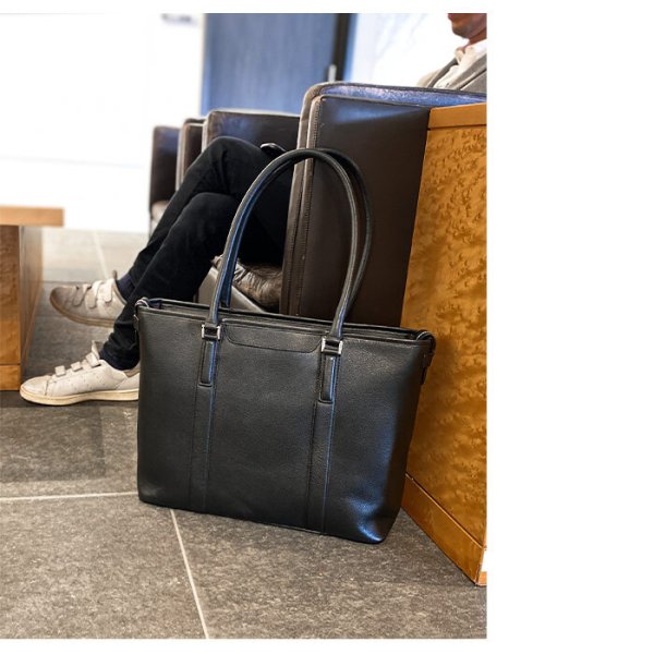 トートバッグビジネスバッグ牛本革メンズレディースブランドHAMILTONGrandeur53435B4ファイルタブレット収納横型ビジネスカジュアルサステナブルレザーSDGs通勤通学