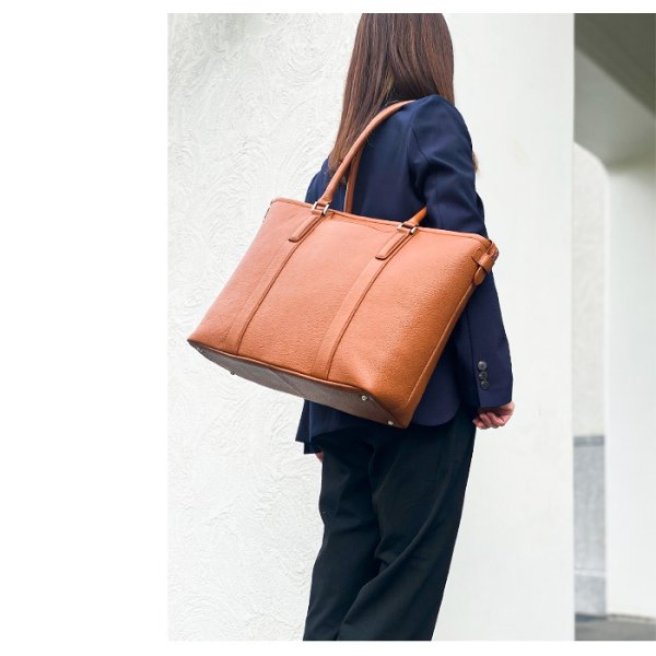 トートバッグビジネスバッグ牛本革メンズレディースブランドHAMILTONGrandeur53435B4ファイルタブレット収納横型ビジネスカジュアルサステナブルレザーSDGs通勤通学