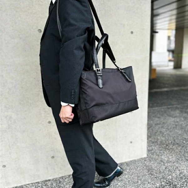 ビジネストートバッグメンズレディースノートpcタブレット対応ブランドPlusDoubleプリュース自立2-720機能重視To-toa4ファイル通勤通学就活ビジネスバッグ軽量エンドー鞄