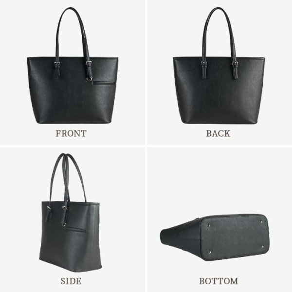 画像15: トートバッグ ビジネスバッグ メンズ レディース ブランド VALENTINO VISCANI 53441 A4ファイル対応 防滴 防汚 黒 タブレット対応 横型 大開 通勤 通学 リクルート 鞄倶楽部 (15)