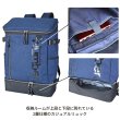 画像3: リュック デイバッグ バックパック 大容量 スクエア― ボックス型 メンズ レディース ブランド Number ナンバー 61007 2ルーム PC収納 33L A4 B4 スポーツ アウトドア 旅行 通学 通勤 (3)