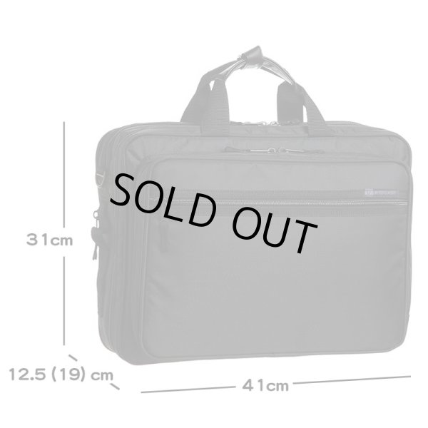 画像10: ビジネスバッグ リュック機能 メンズ レディース 大容量 B4ファイル対応 2層式 ブランド UNITED CLASSY ノートＰＣ対応 マチ拡張機能 ショルダーベルト 3Way 黒 横型 通勤 通学 出張 (10)