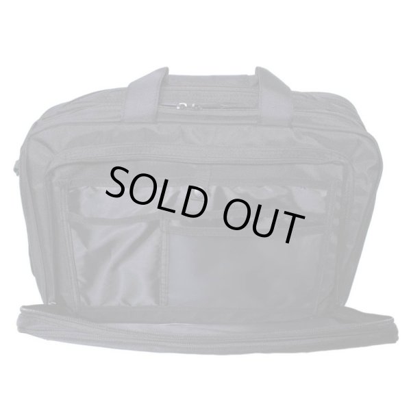 画像3: ビジネスバッグ リュック機能 メンズ レディース 大容量 B4ファイル対応 2層式 ブランド UNITED CLASSY ノートＰＣ対応 マチ拡張機能 ショルダーベルト 3Way 黒 横型 通勤 通学 出張 (3)