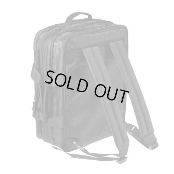 画像7: ビジネスバッグ リュック機能 メンズ レディース 大容量 B4ファイル対応 2層式 ブランド UNITED CLASSY ノートＰＣ対応 マチ拡張機能 ショルダーベルト 3Way 黒 横型 通勤 通学 出張 (7)