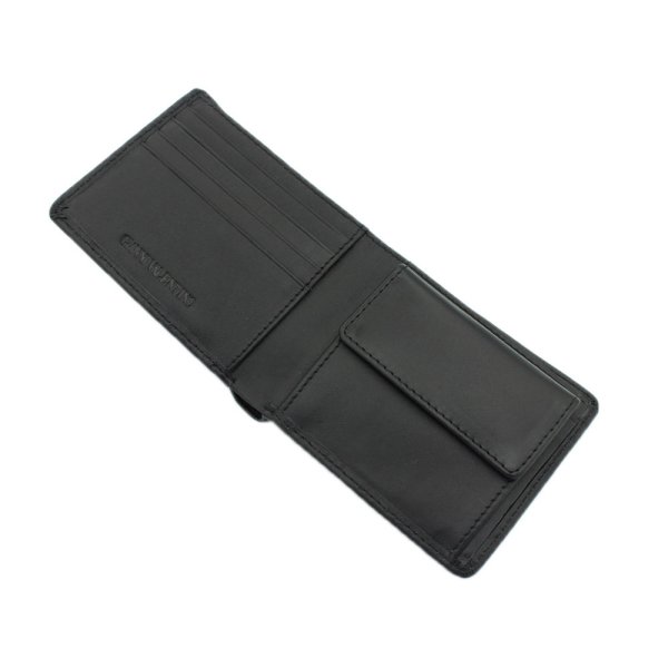 サイフ財布二つ折り札入れメンズ本牛革ブランドGIANNIVALENTINO61G522小銭入れカード入れスリムソフトレザー化粧箱入りギフトプレゼントお祝い