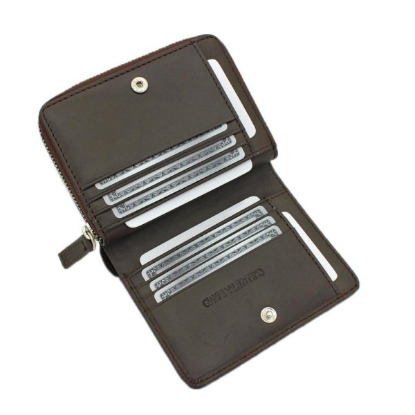 サイフ財布二つ折りラウンドファスナー深札入れメンズ本牛革ブランドGIANNIVALENTINO61G523カード入れ大きな小銭入れソフトレザー化粧箱入りギフトプレゼントお祝い