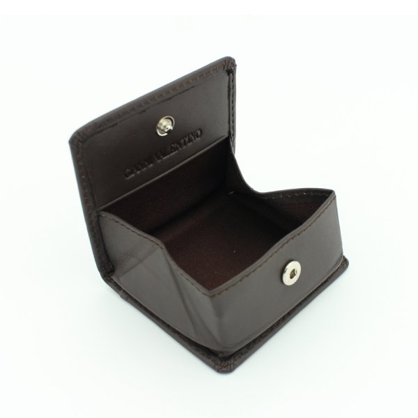画像5: 小銭入れ コインケース BOX型 メンズ 本牛革 ブランド GIANNI VALENTINO 61G527 出し入れし易い ソフト レザー 化粧箱入り ギフト プレゼント お祝い (5)