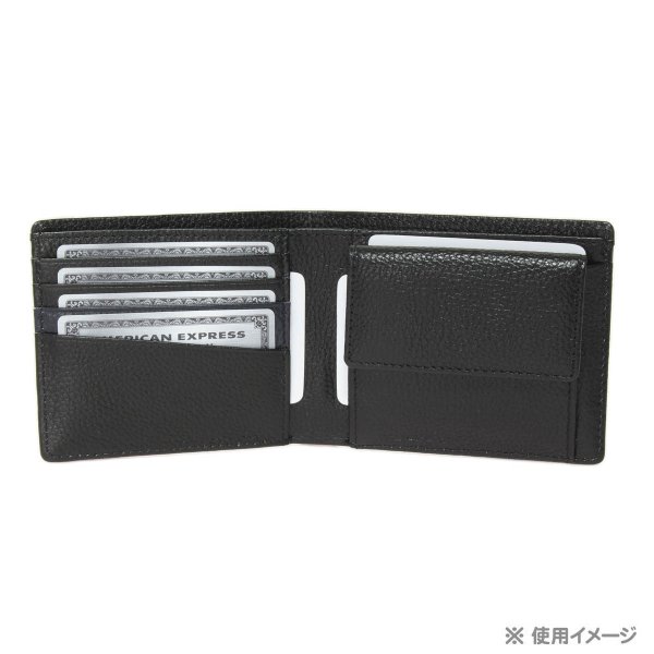サイフカードポケットU.PrenomaU.PレノマNo:61R642二つ折り牛革お財布札入れ２層式レザー小銭入れ化粧箱入り就職進学お祝いギフト贈り物プレゼント