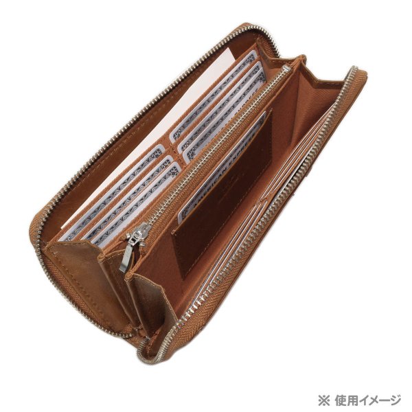 サイフラウンドファスナー使い易い３方チャックU.PrenomaU.PレノマNo:61R652長札入れ束入れ牛革レザー財布化粧箱入り就職入学ギフト贈り物.プレゼントお祝い