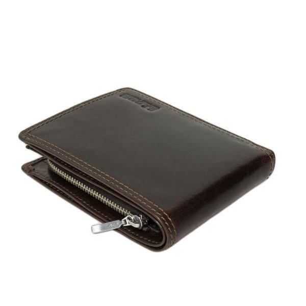 サイフカードホルダーU.PrenomaU.PレノマNo:61R655牛革二つ折り２層式札入れチャック式小銭入れレザー財布化粧箱入り就職入学ギフト贈り物プレゼントお祝い