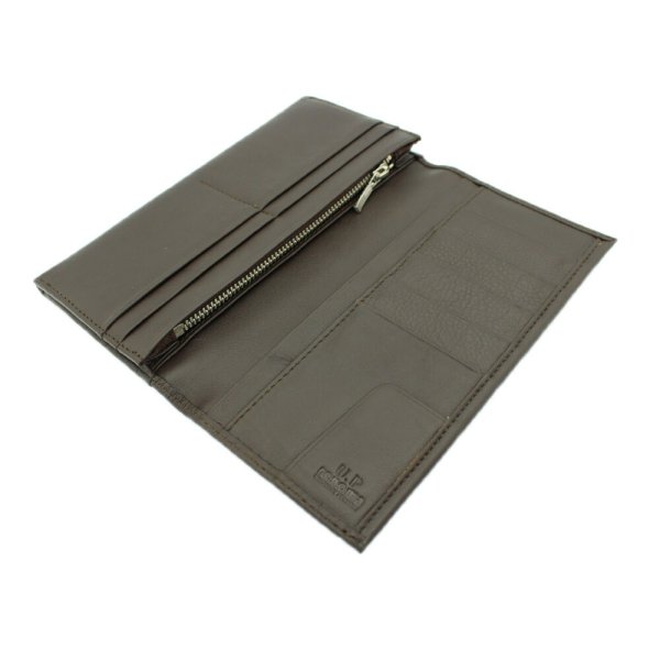 サイフ財布長財布束入れメンズ本牛革ステッチブランドU.Prenoma61R671小銭入れカード入れスリムソフトレザー化粧箱入りギフトプレゼントお祝い