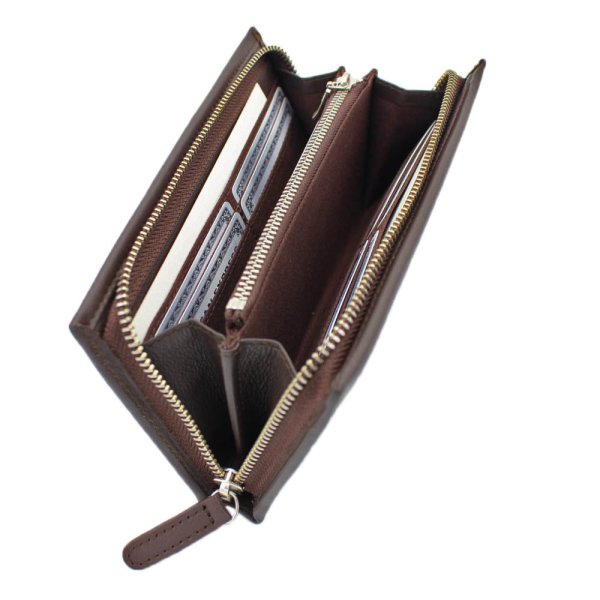 サイフラウンドファスナー長財布束入れメンズ本牛革ステッチブランドU.Prenoma61R672小銭入れカード入れスリムソフトレザー化粧箱入りギフトプレゼントお祝い