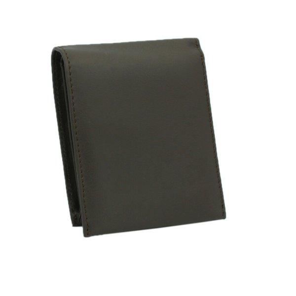 サイフ二つ折り財布札入れメンズ本牛革ステッチブランドU.Prenoma61R673小銭入れカード入れスリムソフトレザー化粧箱入りギフトプレゼントお祝い