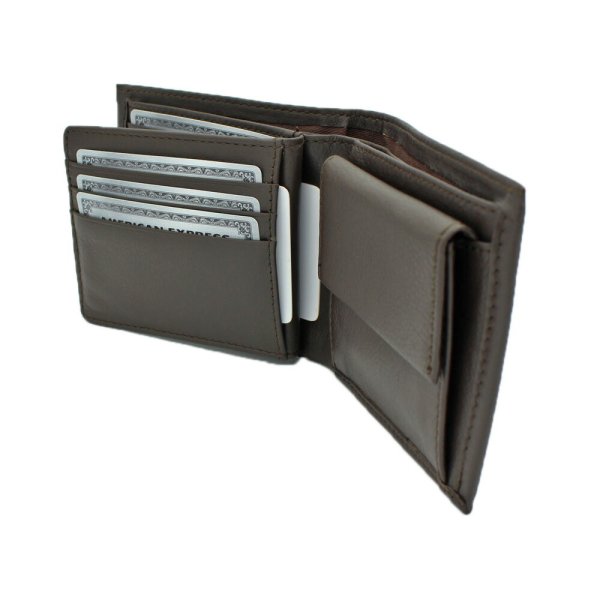 サイフ財布スケルトン中ベラ二つ折り札入れメンズ本牛革ブランドU.Prenoma61R674小銭入れカード入れソフトレザー化粧箱入りギフトプレゼントお祝い