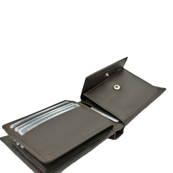 サイフ財布スケルトン中ベラ二つ折り札入れメンズ本牛革ブランドU.Prenoma61R674小銭入れカード入れソフトレザー化粧箱入りギフトプレゼントお祝い