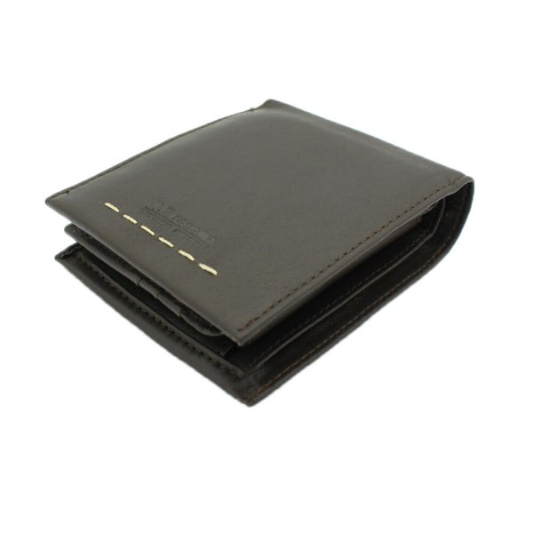 サイフ財布スケルトン中ベラ二つ折り札入れメンズ本牛革ブランドU.Prenoma61R674小銭入れカード入れソフトレザー化粧箱入りギフトプレゼントお祝い