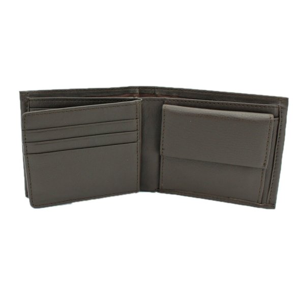 サイフ財布スケルトン中ベラ二つ折り札入れメンズ本牛革ブランドU.Prenoma61R674小銭入れカード入れソフトレザー化粧箱入りギフトプレゼントお祝い