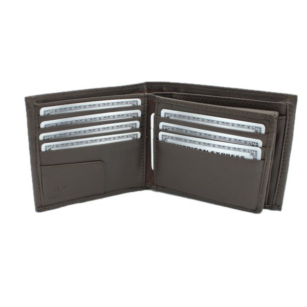 サイフ財布スケルトン中ベラ二つ折り札入れメンズ本牛革ブランドU.Prenoma61R674小銭入れカード入れソフトレザー化粧箱入りギフトプレゼントお祝い