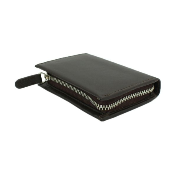 小銭入れコインケースL字ファスナーメンズ本牛革ステッチブランドU.Prenoma61R678カード入れスリムソフトレザー化粧箱入りギフトプレゼントお祝い