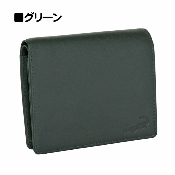 画像12: 財布 二つ折り ブランド メンズ 本革 レザー サイフ 深札入れ カードポケット 中ベラ 小銭入れ ブランド Crocodile クロコダイル 6CM053 おしゃれ シープスキン レザー 化粧箱入り ギフト 贈り物 プレゼント (12)
