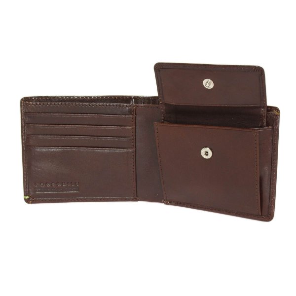 サイフ二つ折り札入れ財布カードポケット小銭入れCrocodileクロコダイルNo:6CR423本革おしゃれ高品質イタリアンレザー化粧箱入りギフト贈り物プレゼントお祝い