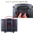 画像4: ビジネスキャリー フライトケース アタッシュケース パイロットケース ビジネスバッグ メンズ A4 B4 軽量 大容量 防雨 防汚 ブランド ROBERT KLEIN 8714 ダイヤルロック 脱着式キャリー 底鋲 合成皮革 営業 通勤 出張 (4)