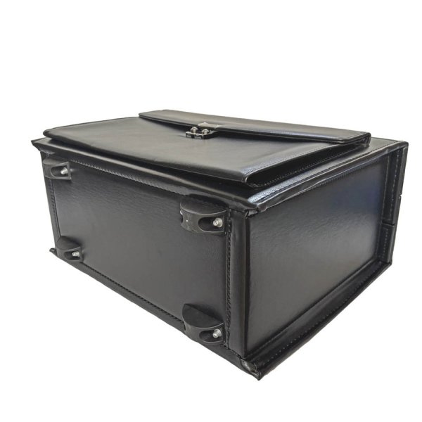 画像10: ビジネスキャリー フライトケース アタッシュケース パイロットケース ビジネスバッグ メンズ A4 B4 軽量 大容量 防雨 防汚 ブランド ROBERT KLEIN 8714 ダイヤルロック 脱着式キャリー 底鋲 合成皮革 営業 通勤 出張 (10)