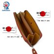画像4: サイフ ラウンドファスナー 長財布 財布 小銭入れ ロングウォレット 本革 牛革 日本製 栃木レザー×姫路レザー ブランド ドラえもん dor-50 リアルレザー カード入れ (4)