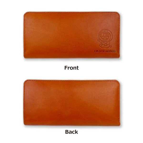 画像9: サイフ ラウンドファスナー 長財布 財布 小銭入れ ロングウォレット 本革 牛革 日本製 栃木レザー×姫路レザー ブランド ドラえもん dor-50 リアルレザー カード入れ (9)