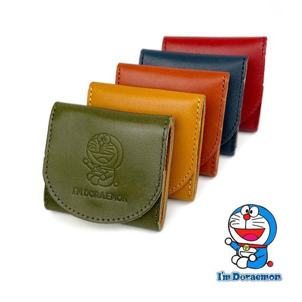 画像8: サイフ BOX型小銭入れ 財布 牛革 コインケース 日本製 本革 栃木レザー×姫路レザー ブランド ドラえもん dor-52 レザーウォレット リアルレザー (8)