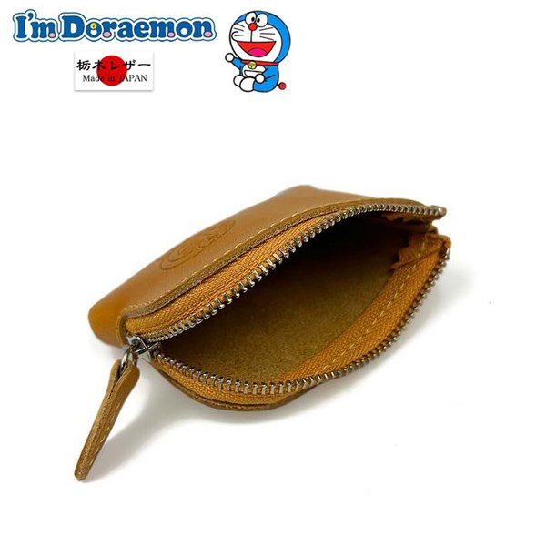 画像7: サイフ Ｌ字ファスナー 小銭入れ 財布 牛革 コインケース 日本製 本革 栃木レザー ブランド ドラえもん dor-63 レザーウォレット リアルレザー (7)