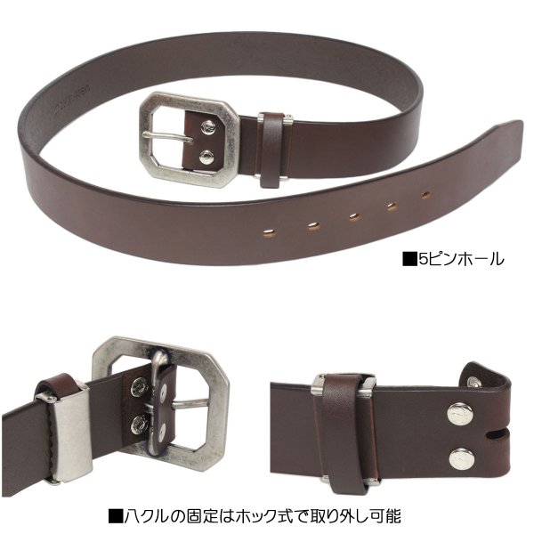 ベルトHangTen40mm幅ウエストサイズ100ｃｍの方までウエスタンカジュアルジーンズメンズレディースギフト贈り物プレゼントお祝い