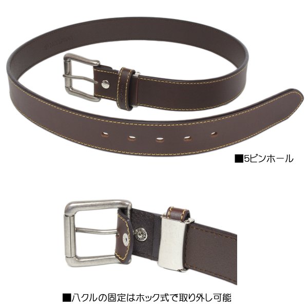 ベルトHangTen35mm幅ウエストサイズ100ｃｍの方までウエスタンカジュアルジーンズメンズレディースギフト贈り物プレゼントお祝い