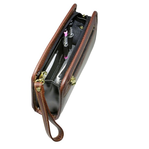 セカンドバッグHOLDSWORTH小型１６０１財布携帯電話等細かい物の持ち運びに歴史ある鞄の名産地兵庫県豊岡市製