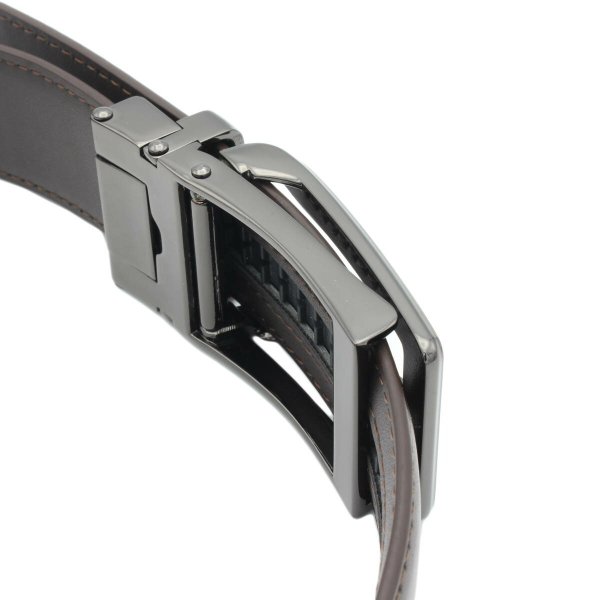 紳士ベルトLL長いロングサイズワンタッチロックブランドHiromichiNakanoおしゃれなベルト33mm幅ウエストサイズ大きな方に130cm長寸ギフト贈り物プレゼントお祝い