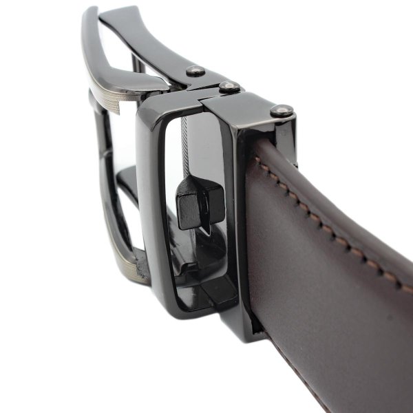 紳士ベルトLL長いロングサイズワンタッチロックブランドU.Prenomaおしゃれなベルト33mm幅ウエストサイズ大きな方に130cm長寸ギフト贈り物プレゼントお祝い