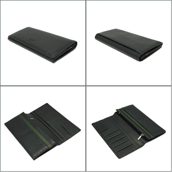 サイフ財布長財布束入れメンズ牛革ブランドCrocodileクロコダイル6CM081カード入れLWG認証レザー化粧箱入りギフトプレゼントお祝い