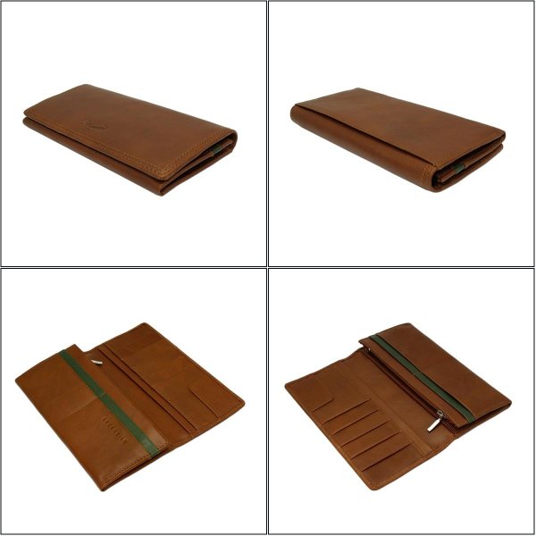 サイフ財布長財布束入れメンズ牛革ブランドCrocodileクロコダイル6CM081カード入れLWG認証レザー化粧箱入りギフトプレゼントお祝い