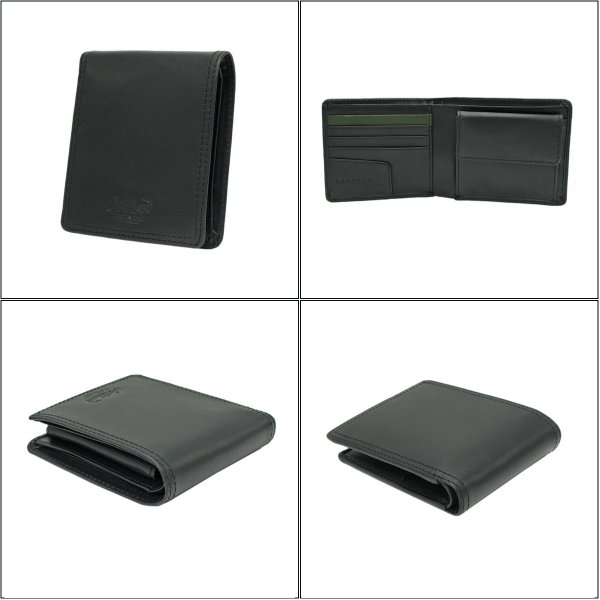 サイフ財布札入れ2つ折りメンズ牛革ブランドCrocodileクロコダイル6CM082小銭入れLWG認証レザー化粧箱入りギフトプレゼントお祝い