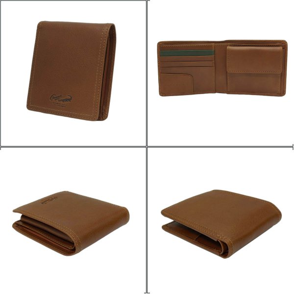 サイフ財布札入れ2つ折りメンズ牛革ブランドCrocodileクロコダイル6CM082小銭入れLWG認証レザー化粧箱入りギフトプレゼントお祝い